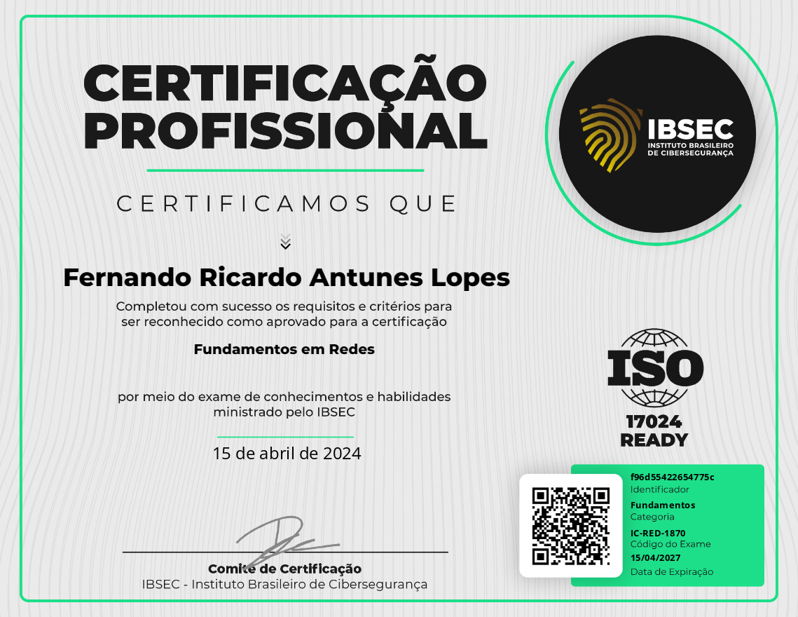 Fundamentos em Redes